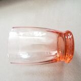 Ancient pink blown glasses