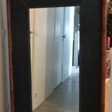Grand miroir bois et bambou