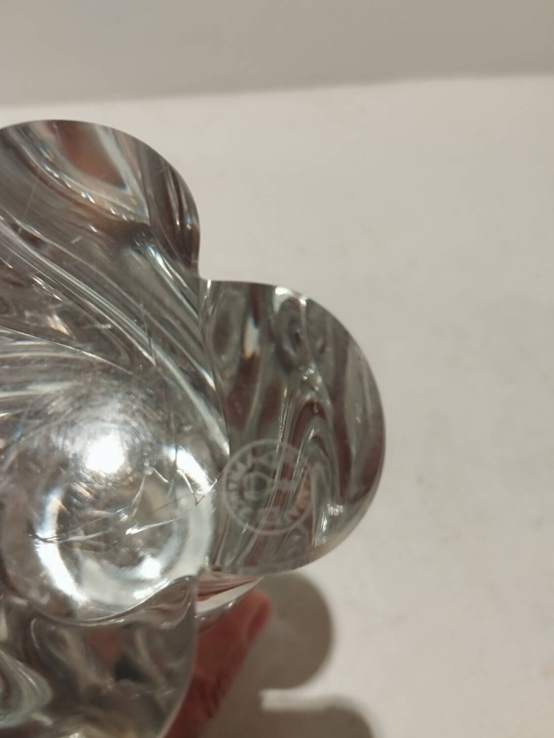 Pair of Baccarat candlesticks