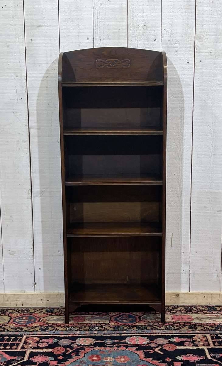 1930s English oak shelf