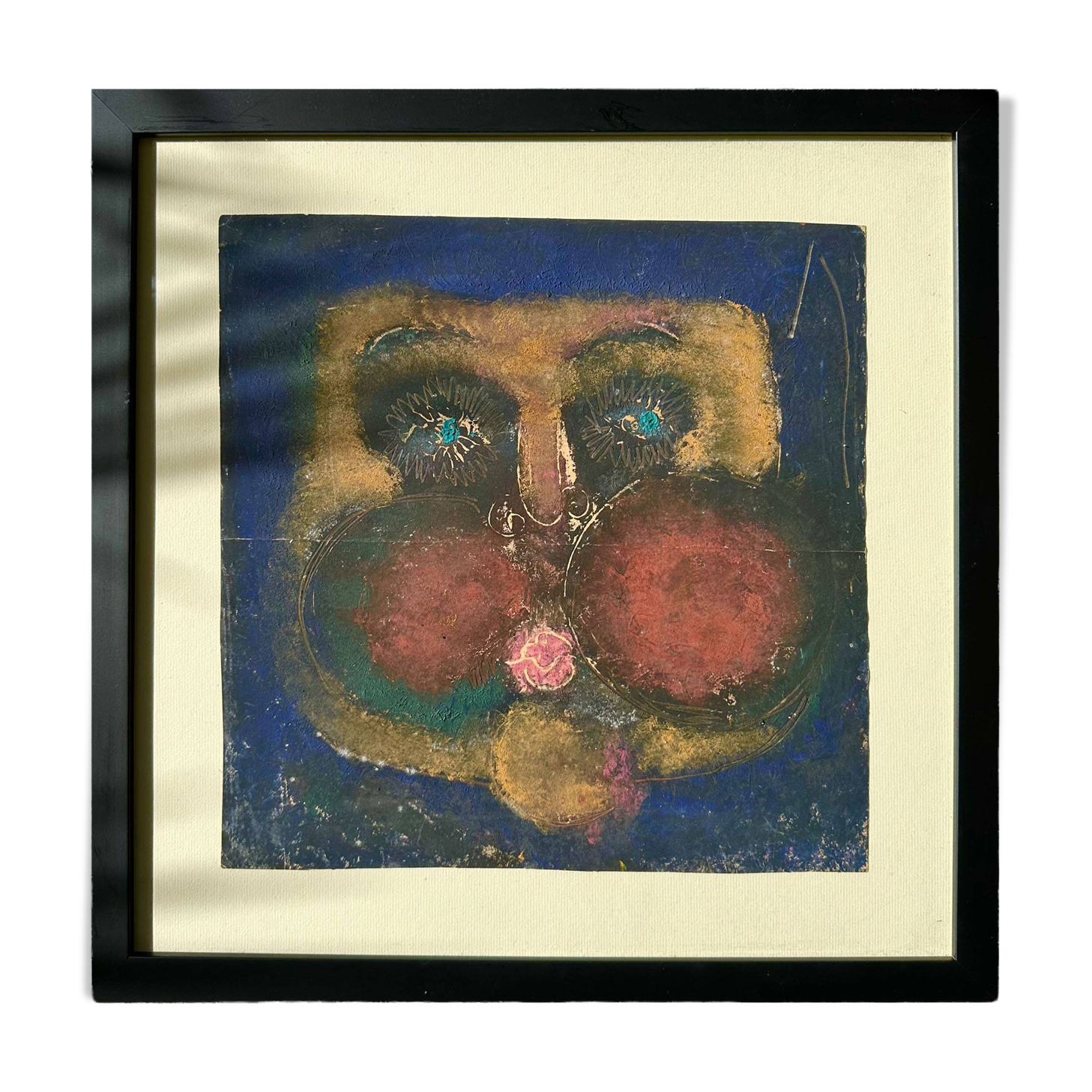 Expressionist portrait from the 1970s