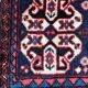 Carpet old corridor Persian abadeh done hand 107x297cm