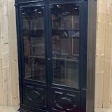 Napoleon III 19th century library in blackened wood