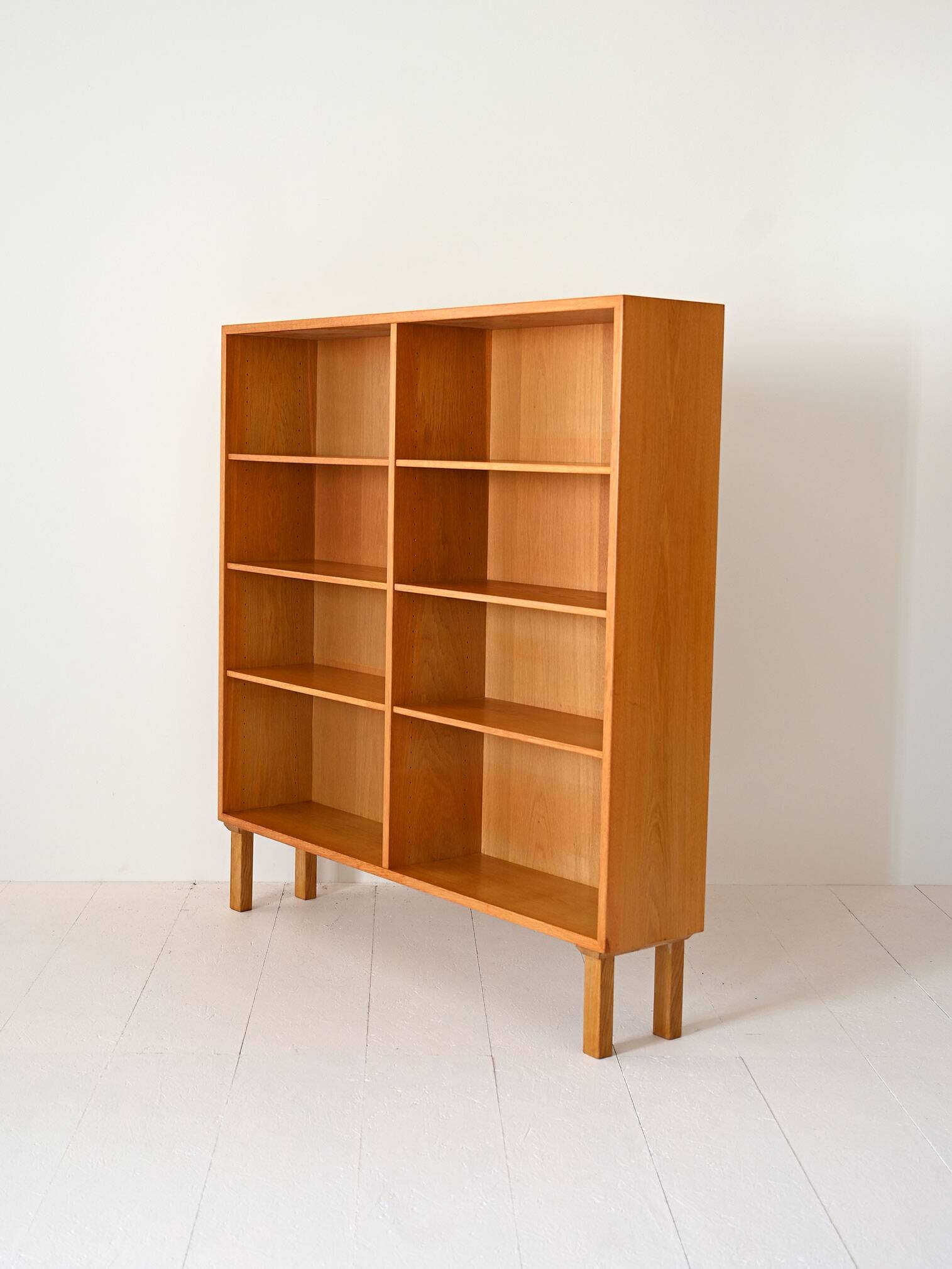 Scandinavian oak bookcase
