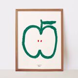 The Apple - wall poster 50x70cm