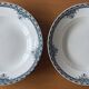 7 antique deep plates in Saint-Amand earthenware (Nord)
