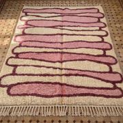 Handmade pure wool rug, size 150/250 cm.