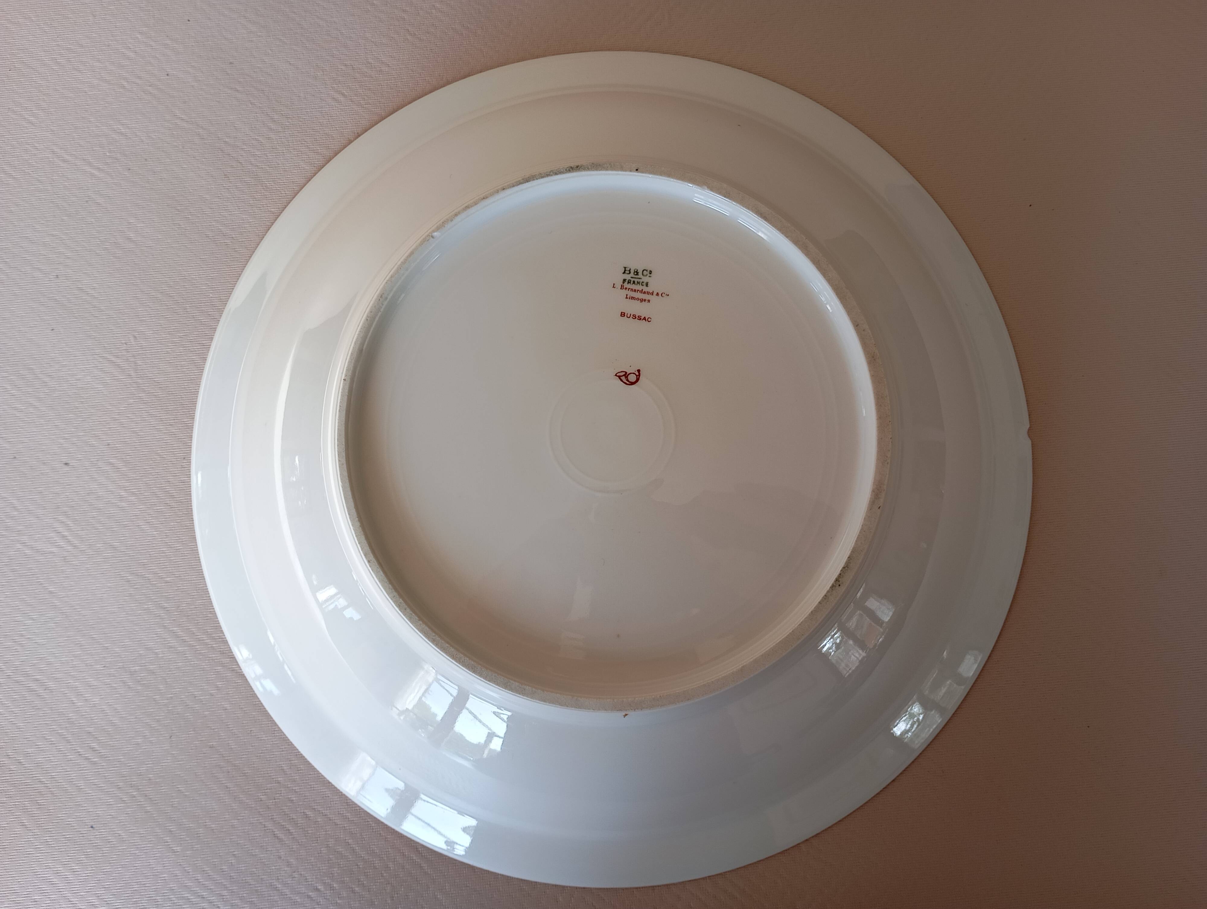 Bernardaud "Bussac" deep dish