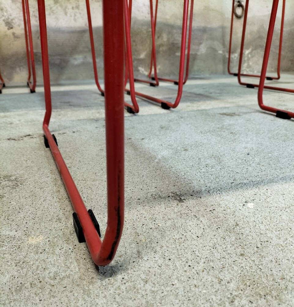 Set of six "Spaghetti" chairs by Giandomenico Belotti