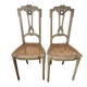 Paire de chaises Louis XVI
