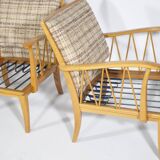 True vintage design armchair by Knoll, lounge style with armrests, 1960s