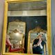 Mirror 119x98 period louis philippe 1840 gold leaf gilding