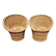Pair of Vintage Wicker Armchairs