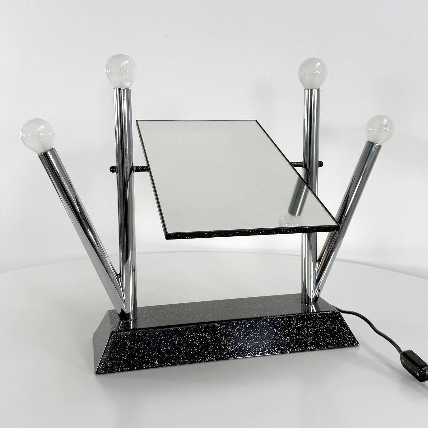 "Yucca" table mirror by Anna Anselmi for Bieffeplast, 1980