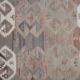 Vintage Turkish hallway rug 142x419 cm