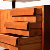 Italian teak bookcase
