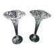 Pair of arques crystal candlesticks Vincennes model