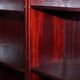 Three vintage style Military Campaign bookshelves, mahogany finish.