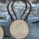 Set of 6 Thonet Fischel restaurant bistro chairs mismatch curved wood
