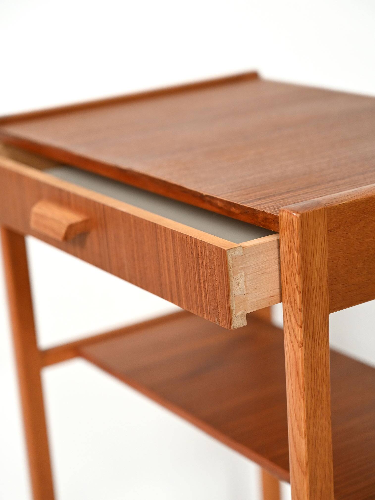 Pair of Scandinavian teak bedside tables from the 1960s