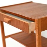 Pair of Scandinavian teak bedside tables from the 1960s