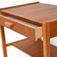 Pair of Scandinavian teak bedside tables from the 1960s
