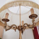 Bouillotte lamp in gilded bronze