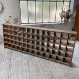 Meuble de métier pin à cases XL 250cm