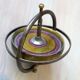 French-made metal gyroscopic top from the 50's.