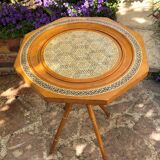 Side table - oriental pedestal table