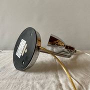 Lampe d'appoint Massive vintage en métal chromé