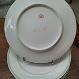 10 Pillivuyt porcelain dessert plates