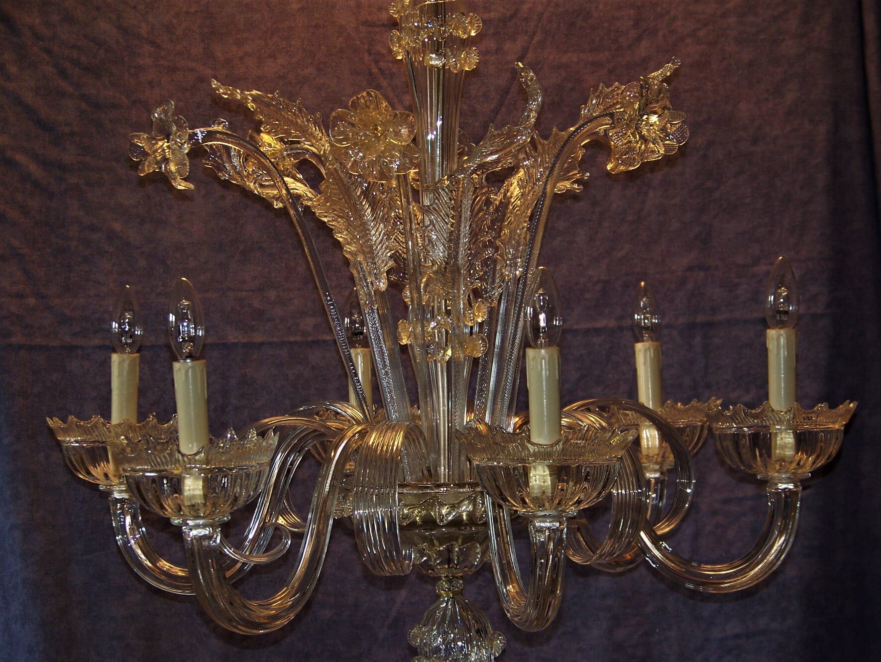 Murano glass chandelier, Venice