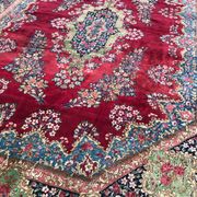 Old carpet Kirman late 270x380 cm