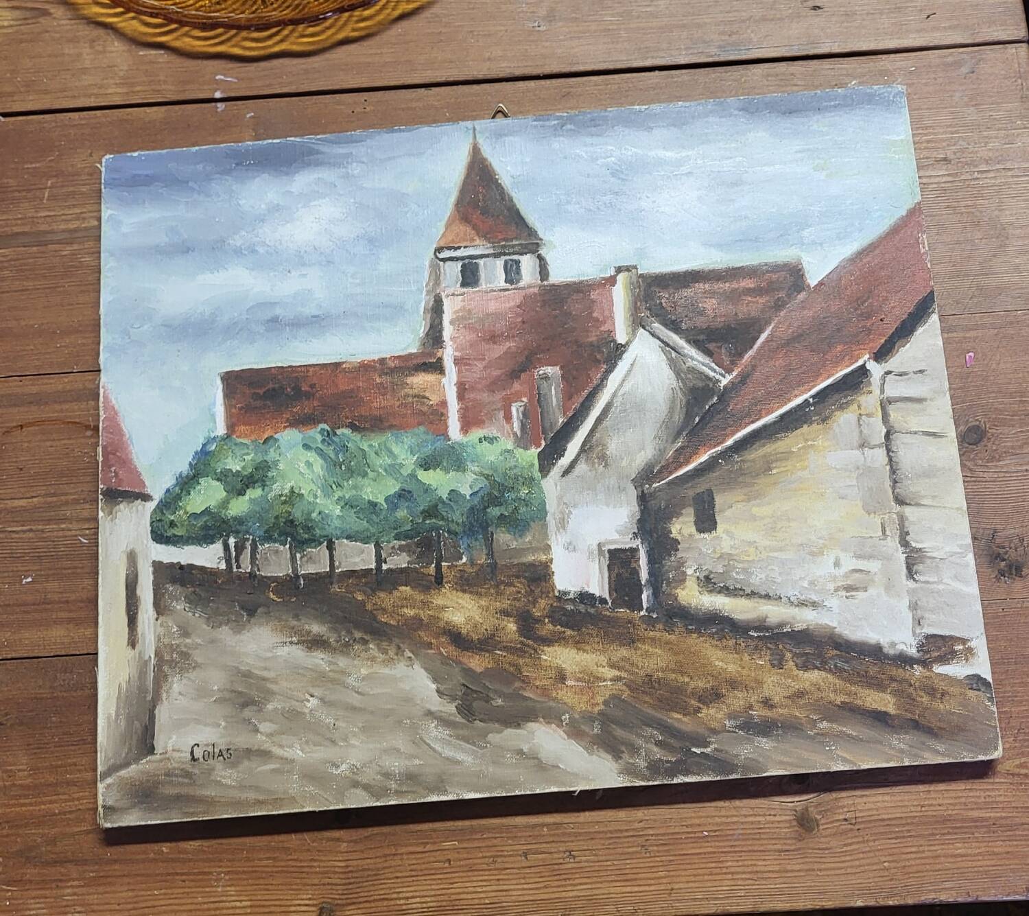 Village painting