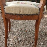 Chaise ancienne tapissée