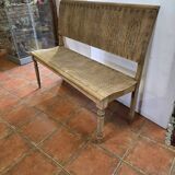 Banquette bistrot en bois , 120cms de long