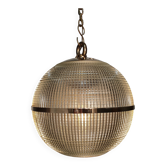 Holophane brass globe