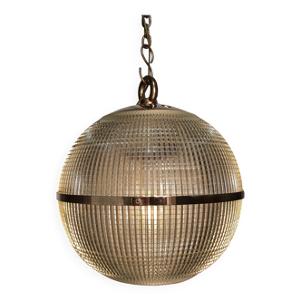 Holophane brass globe