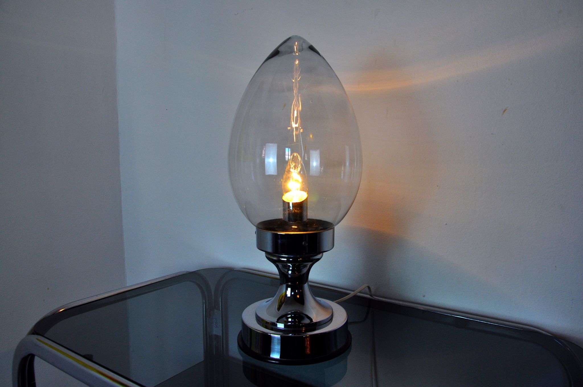 Lampe Membrane en verre de Murano, Italie, 1960