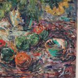 Still life with sunflowers by Gustaf Sjöö