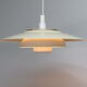 Four tiered pendant from Denmark 1960s