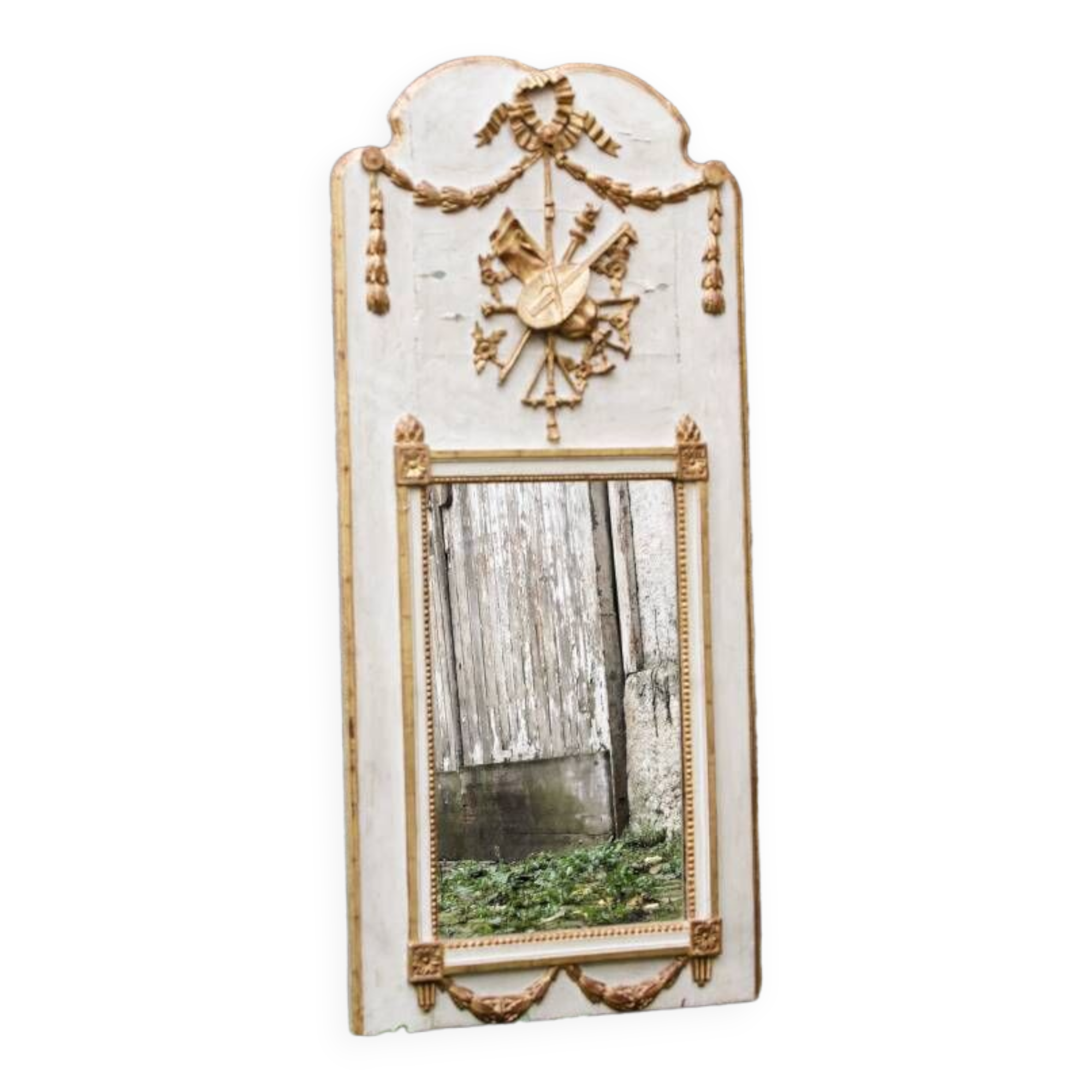 Miroir trumeau en bois sculpté, 19ème siècle