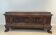 Important chest in carved walnut. Italian work from the Renaissance period.