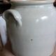 Large vase glazed stoneware in greige.