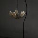 Brass and glass chandelier, Lisa Johansson-Pape for Stockmann, Finland, 1940s.