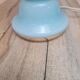 Lampe vintage en opaline bleue – esprit boudoir