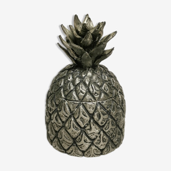 Vintage box in the shape of pineapple, royal tin