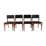 Lot of 4 Scandinavian chairs