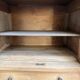 Small high buffet in walnut (renovated)